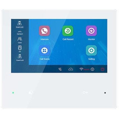 XtendLan Bytový monitor Digital 2-drát / LCD 7" dotykový 1024x600/ videopaměť/ WiFi/ IPC ONVIF