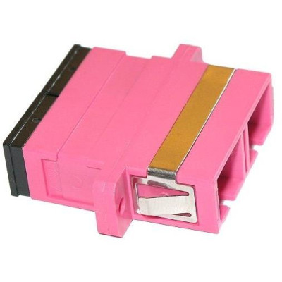 XtendLan SC-SC duplex adapter MM, OM4, fialová, do optických rozvaděčů