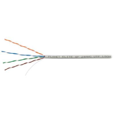 PLANET kabel UTP, drát, 4pár, Cat 5e, LS0H, Planet Elite, Dca, 2404N03, balení 305m, REELEX