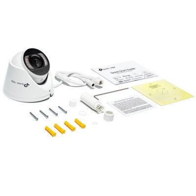 TP-Link VIGI C455(2.8mm), 5MP, turret, 2880x1620, 2.8 mm, H.265+, barevné noční vidění, mic + repro, PoE, SD, IP67