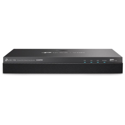 TP-Link VIGI NVR2008H-8MP, 8 kanálů, 80Mbps, H.265+, 2x SATA, max. 20 TB, 8x PoE+, 2x USB, VGA, HDMI