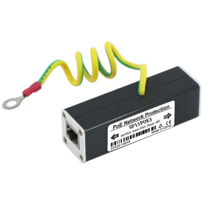 XtendLan Přepěťová ochrana UTP vedení s PoE, 100/1000Mbit, chrání všechny páry, 2x RJ-45