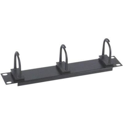 XtendLan 10" vyvazovací panel  1U 3x plastová úchytka