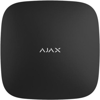 AJAX ReX 2, černý - Rozšiřovač rádiového signálu s podporou foto verifikace, LAN, rozšíření signálu až na 1 700 metrů