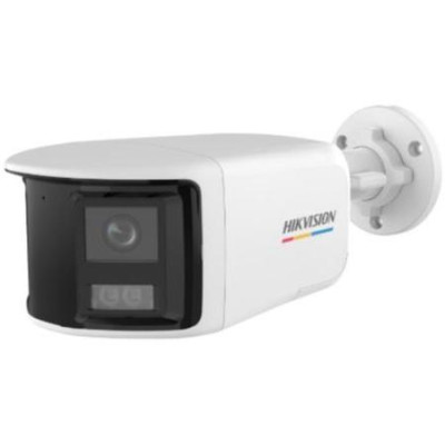 DS-2CE12KF3TP-DLS - 3K panoramatická HDTVI Bullet Smart Hybrid Light kamera, LED/IR 40m, mikrofon, IP67