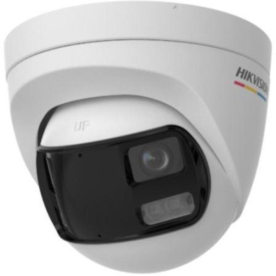 DS-2CE72KF3TP-DLS - 3K panoramatická HDTVI Turret Smart Hybrid Light kamera, LED/IR 40m, Mikrofon, IP67