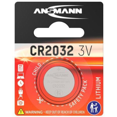 Ansmann CR2032 - Lithiová knoflíková baterie CR2032, 3V