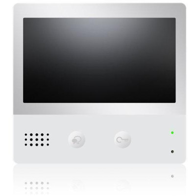 OPRAVENÉ - XtendLan Bytový monitor 2-drát D2/ LCD 7" dotykový 1024x600/ Quad/ PiP/ videopaměť/ CZ menu/ bílý/ WiFi/ SIP